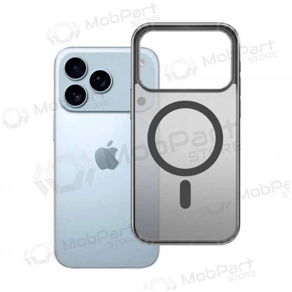 Apple iPhone 17 Pro, 18 Pro deksel - 3mk Frosty MagCase (svart)