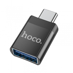 USB-C adapter Hoco UA17 USB-C til USB-A svart