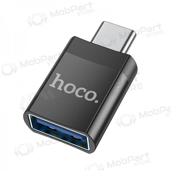 USB-C adapter Hoco UA17 USB-C til USB-A svart