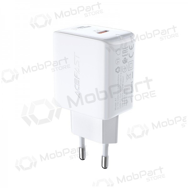 Lader buitinis Acefast A1 PD20W USB-C hvit