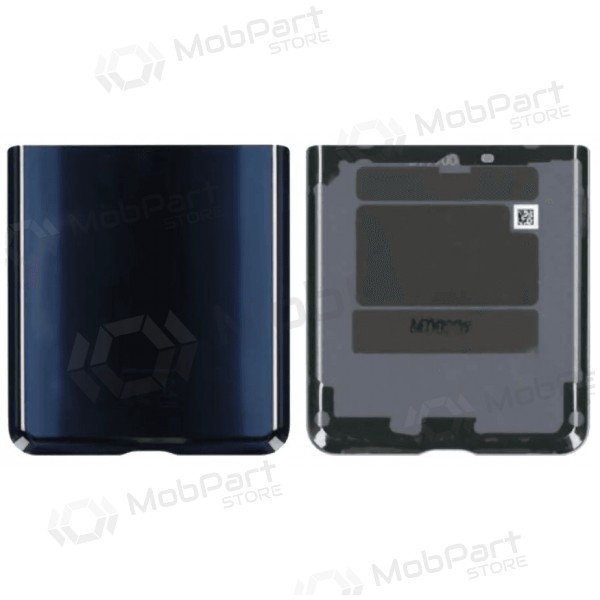 Samsung Galaxy Z Flip bakre øvre deksel (svart) (originalt)