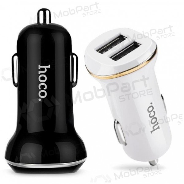 Lader for biler HOCO Z1 Dual USB (5V 2.1A) (svart)
