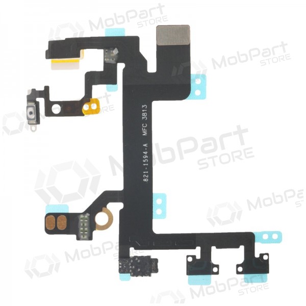 Apple iPhone 5S on / off (įjungimo), lydkontroll flex kabel-kontakt Apple iPhone 5S on / off (įjungimo), lydkontroll flex kabel-kontakt