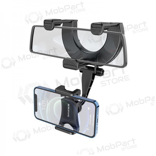 Mobilholder Borofone BH49 tvirtinamas ant veidrodėlio svart