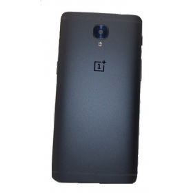 OnePlus 3 / 3T bakside (svart) (brukt grade B, original)