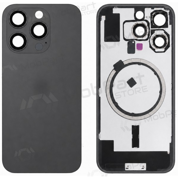 Apple iPhone 16 Pro bakdeksel (svart) (Premium)