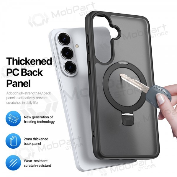 Samsung Galaxy S26+ deksel - Dux Ducis Yind Magnetic Stand (svart)