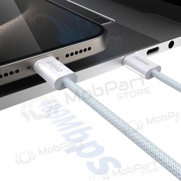 USB-C-kabel Dudao L6C USB-C til USB-C 2 m 60 W hvit