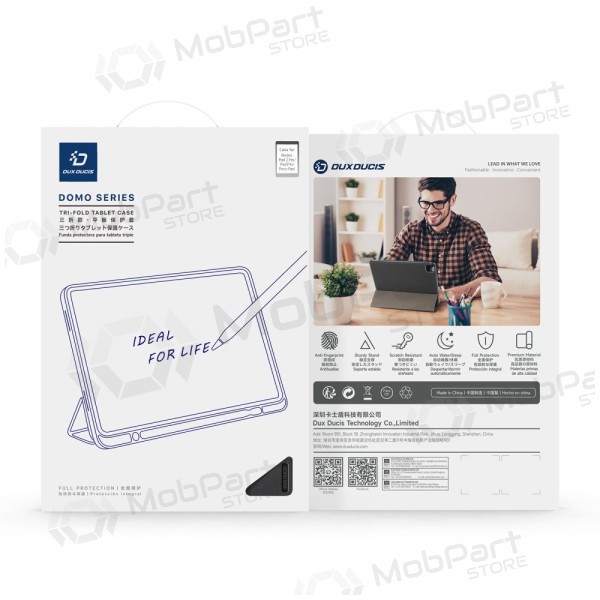 Xiaomi Redmi Pad Pro 12.1, Redmi Pad 2 Pro 12.1 lommebokdeksel - Dux Ducis Domo (svart).