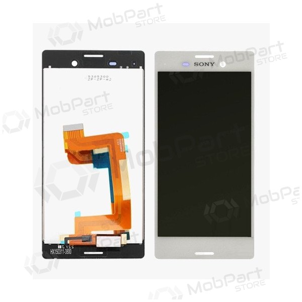 Sony Xperia M4 Aqua E2303 / Xperia M4 Aqua E2306 / M4 Aqua E2312 skjerm (hvit) - Premium