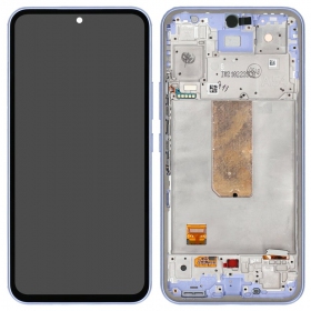 Samsung Galaxy A54 5G skjerm (lilla) (med ramme) (original)