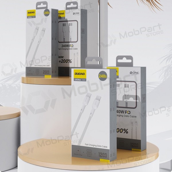 USB-C-kabel Dudao L9CMax USB-C til USB-C 2 m 240 W svart