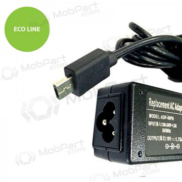 ASUS 33W: 19V,1.75A bærbar lader ASUS 33W: 19V,1.75A bærbar lader