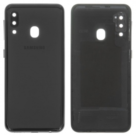 Samsung Galaxy A20e (2019) bakdeksel (svart) (original)