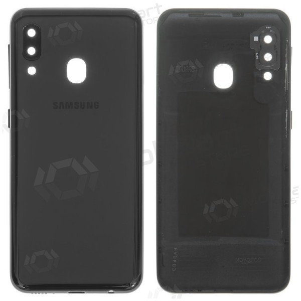 Samsung Galaxy A20e (2019) bakdeksel (svart) (original)