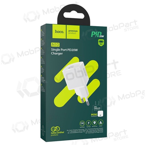 Lader - Hoco N10 PD20W (hvit)
