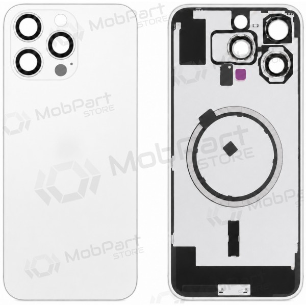 Apple iPhone 16 Pro Max bakdeksel (hvit) (Premium)