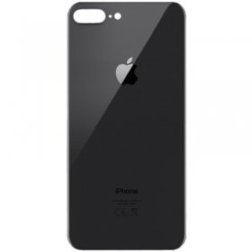 Apple iPhone 8 Plus bakside grå (space grey) (bigger hole for camera)