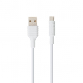 USB kabel Borofone BX1 microUSB 1.0m (hvit)