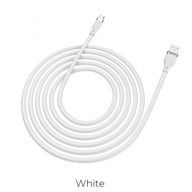 USB kabel HOCO U72 lightning 1.2m silicone hvit