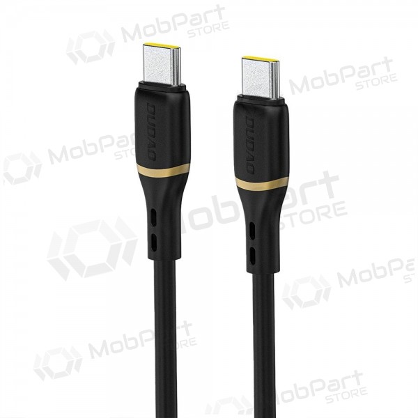 USB-C-kabel Dudao L25C USB-C til USB-C 1 m 60 W svart