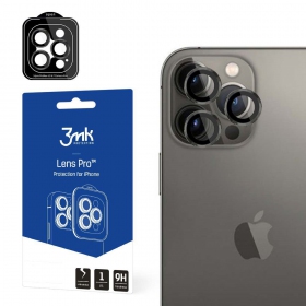 Apple iPhone 13 Pro / 13 Pro Max svart herdet beskyttende glass for kameraet 