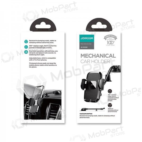 Mobilholder Joyroom JR-ZS259 (windshield) svart
