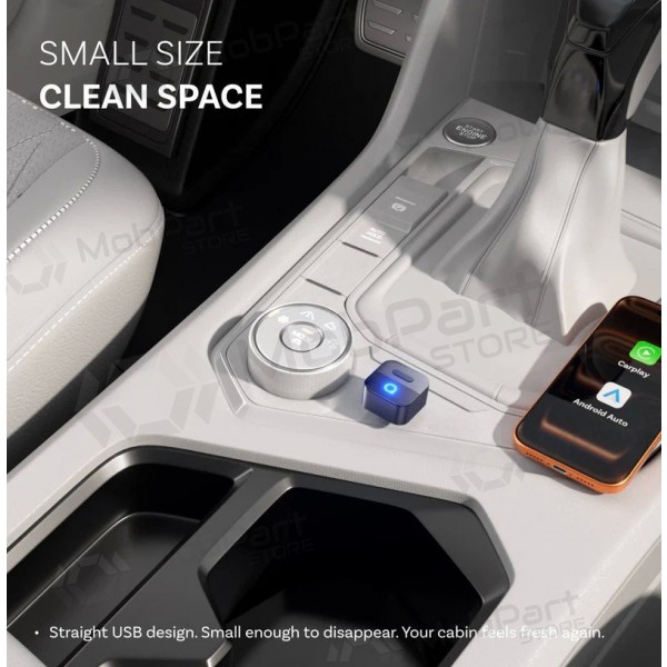 Trådløs CarPlay / Android Auto-adapter Ottocast Mini Pico CA525-T svart