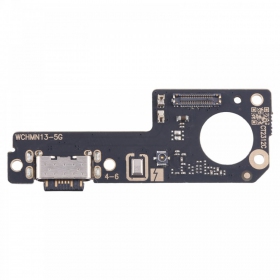 Xiaomi Redmi Note 13 5G ladekontakt og mikrofon med flex (service pack) (original)