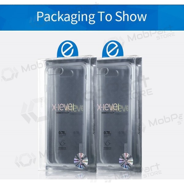 Deksel / etui X-Level Antislip/O2 Samsung A175 A17 4G/A176 A17 5G gjennomsiktig