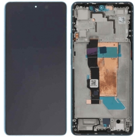 Xiaomi Poco F5 5G skjerm (blå) (med ramme) (original)