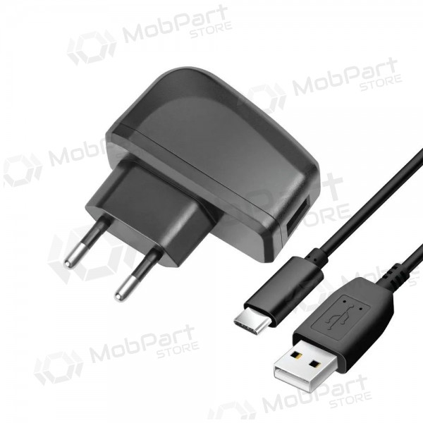 Telefonlader Blue Star TFK-TC-1095B 10 W USB-A med USB-A til USB-C kabel svart