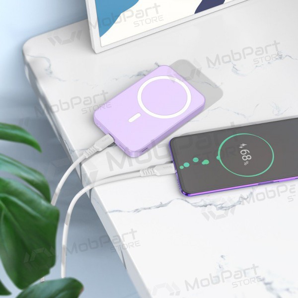 Powerbank Power Bank Hoco J109 PD20W Magnetic 5000mAh hvitt