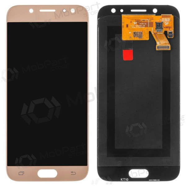 Samsung J530F Galaxy J5 (2017) skjerm (gull) (OLED)