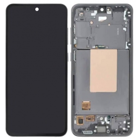Samsung Galaxy S24 FE skjerm (grafitt) (med ramme) (Premium)