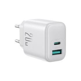 Lader Joyroom JR-TCF21 USB-C/USB-A PD20W hvit