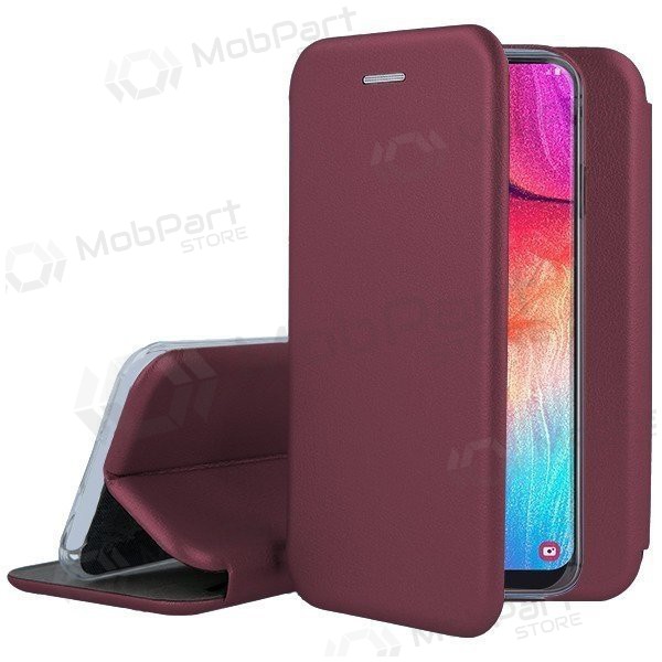 Apple iPhone 13 Pro Max deksel - Book Elegance (burgunder)