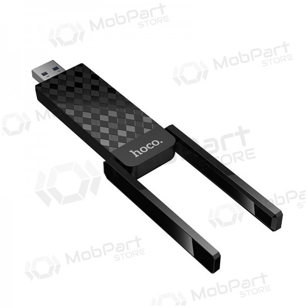 USB Wi-Fi-adapter Hoco HI34 USB 3.0 Wi-Fi 6 svart