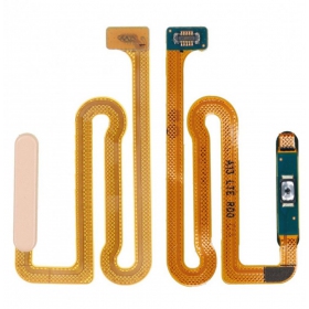 Samsung A135 / A137 Galaxy A13 fingerprint, on / off låseknapp flex kabel-kontakt (Peach) (service pack) (original)