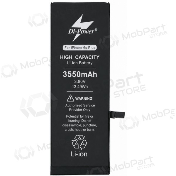 Apple iPhone 6s Plus batteri, akkumulator Di-Power 3550 mAh (økt kapasitet)