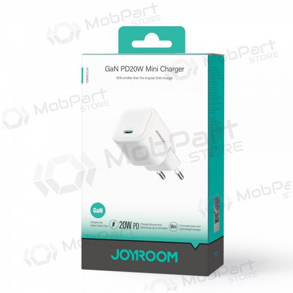 Lader Joyroom JR-TCG08 USB-C GaN PD20W hvit