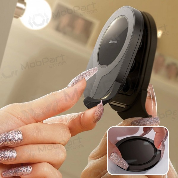 Magnetinis telefono laikiklis su siurbtukais Joyroom JR-ZS418 svart