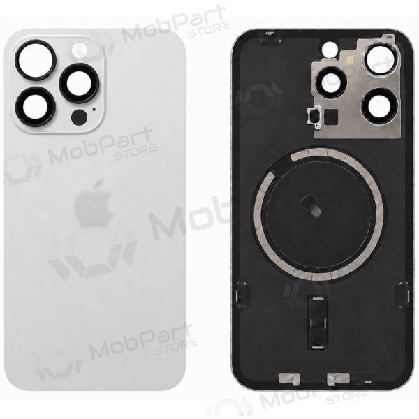 Apple iPhone 15 Pro Max bakdeksel (hvit) (Premium)