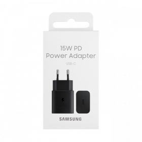 Lader original Samsung EP-T1510NBEGEU 15W i pakken svart