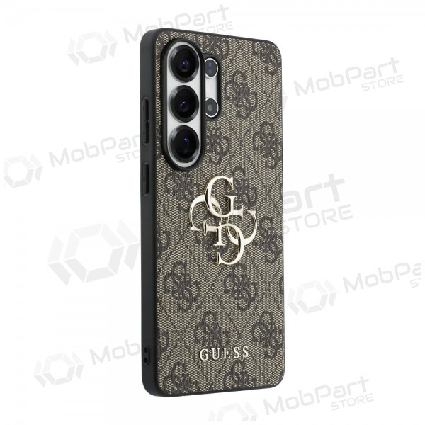 Samsung Galaxy S26 Ultra deksel - Guess PU 4G Metal Logo (brun)