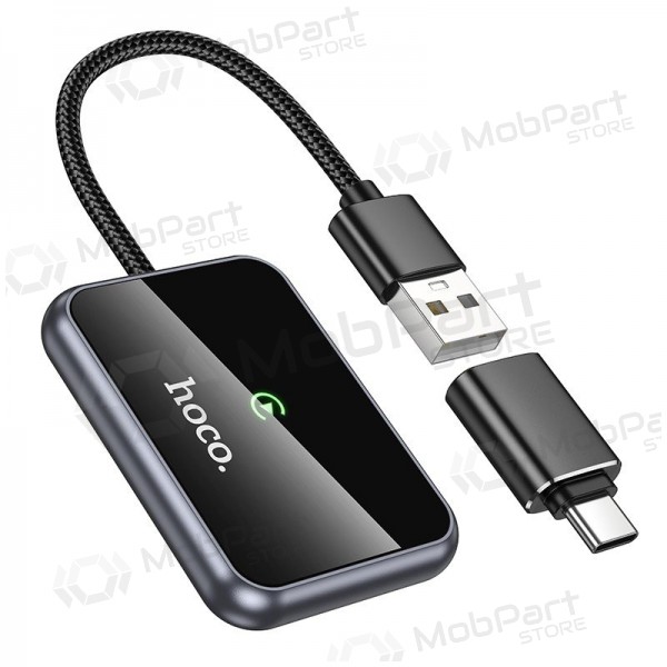 CarPlay-adapter Hoco HU1 trådløs svart