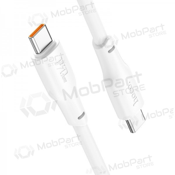 USB kabel Hoco X93 60W USB-C to USB-C 2.0m hvit