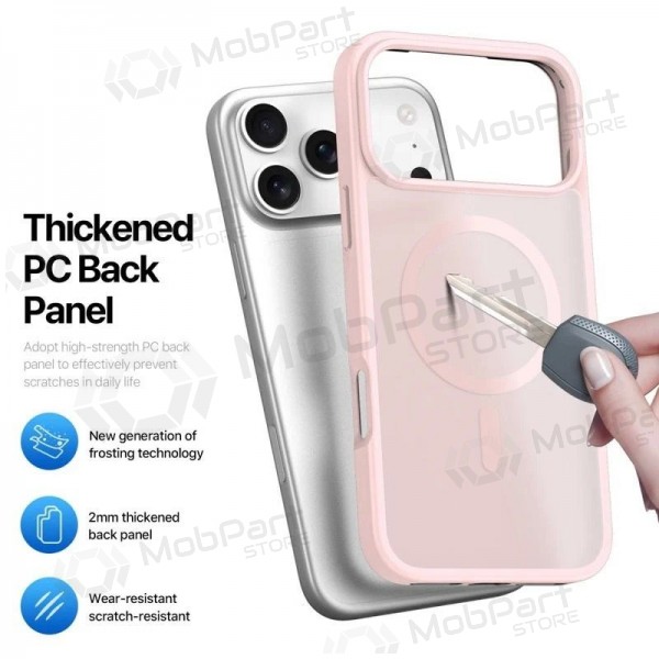 Apple iPhone 17 Pro Max, 18 Pro Max deksel - Dux Ducis Yind (rosa)
