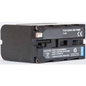 Sony NP-F960, NP-F970 10500mAh foto batteri / akkumulator