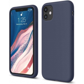 Apple iPhone SE 4 deksel "Liquid Silicone" 1.5mm (svart)